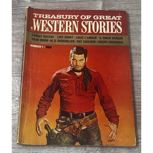 Treasury of Great Western Stories #1 Book By Louis L'Amour Paperbacks 1965 - Picture 1 of 6